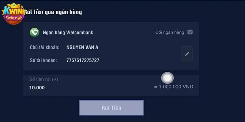 Tổng hợp các phương thức rút tiền KWIN và thời gian giải ngân